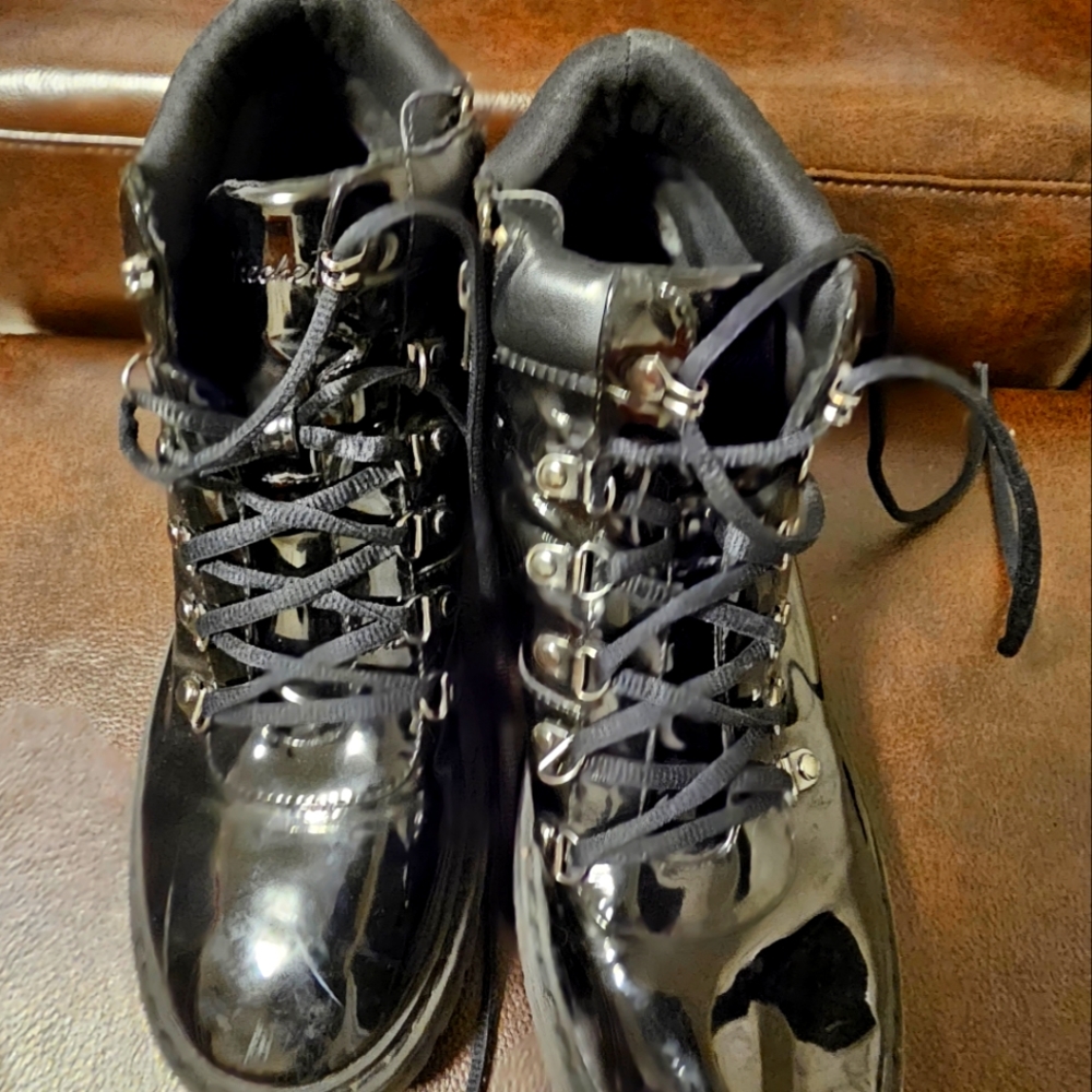 Women Combat Boots Size 9